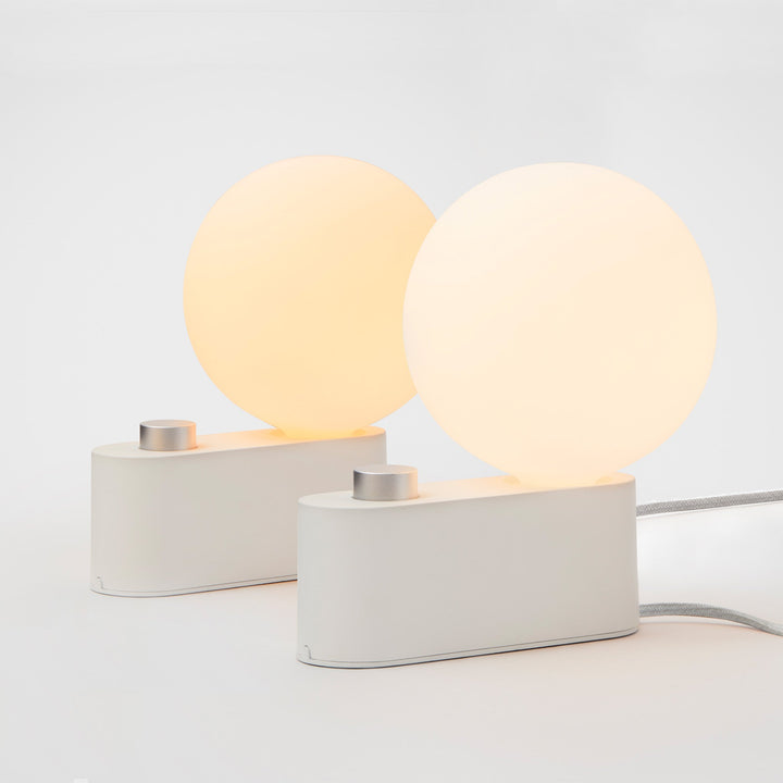 Alumina Lamp in Chalk - Set of 2