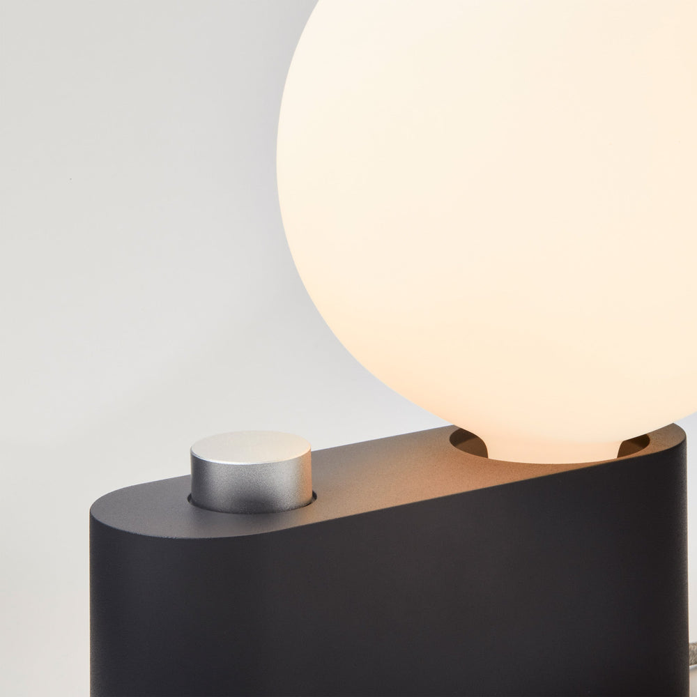 Alumina Lamp in Charcoal