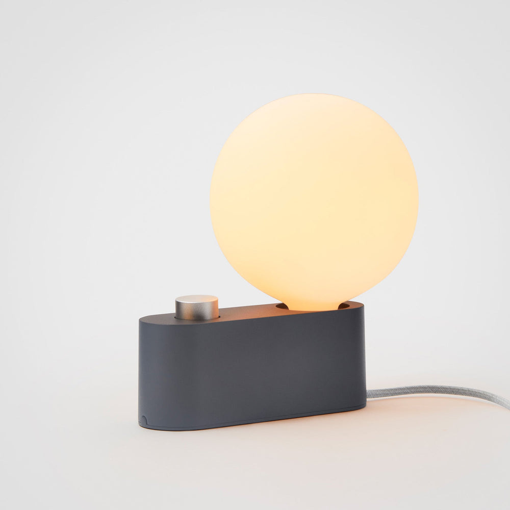 Alumina Lamp in Charcoal