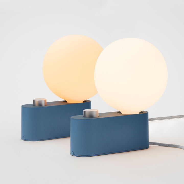 Alumina Lamp in Sapphire - Set of 2