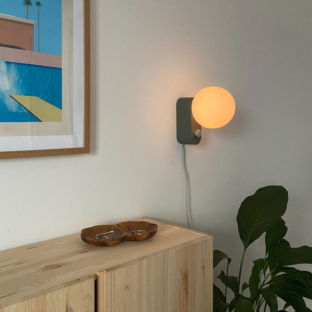 Alumina Lamp in Sage - Set of 2
